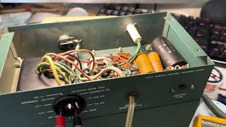 Heathkit HP23 voltage check LV and HV are 355 and 778 VDC respectively [upl. by Ydrah]