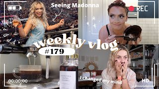 WEEKLY VLOG 179  I CHANGED MY MIND amp SEEING MADONNA  EmmasRectangle [upl. by Sly]