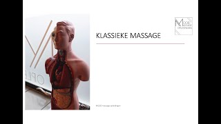 Klassieke massage informatie MOOD massage opleidingen [upl. by Notsuj]