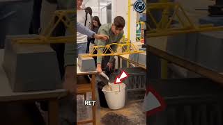 Prof Challenge his student to make a structure that can hold a bucket 😱🫡 respect shorts ytshorts [upl. by Metts]