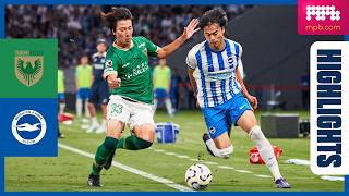 HIGHLIGHTS  Tokyo Verdy v Brighton  Japan Tour 2024 [upl. by Nileuqaj]