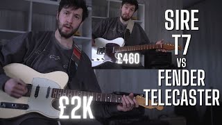 Sire T7 vs Fender Telecaster  Tone Comparison  Can the Sire Keep Up [upl. by Ariaes669]