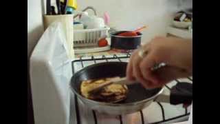 Hot cakes de avena y manzana [upl. by Tera]