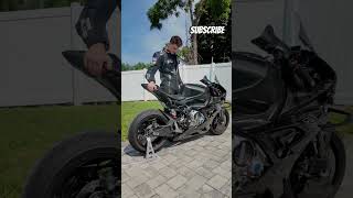 BMW s1000rr pure exahust sound bmws1000rr explorepage [upl. by Nylirehc612]