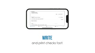 Check Writer 400 iPhoneiPad  Print Checks At Home From Your Phone [upl. by Hum]