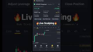 Live Binance Futures Trading  2000 profit just in minutes crypto scalping [upl. by Nna]