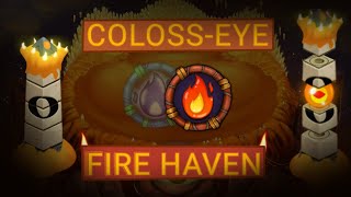 COLOSSEYE FIRE HAVEN Speed art [upl. by Ori]