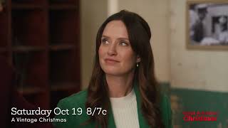 A Vintage Christmas  Starring Merritt Patterson amp Christopher Russell  Premieres October 19 [upl. by Annailuj808]