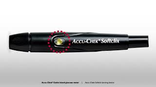 Setting Up and Using the AccuChek Guide Meter with an AccuChek Softclix Lancing Device [upl. by Nillek]