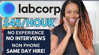 LABCORP IS HIRING NOW  NO INTERVIEW  NO PHONE  NO EXPERIENCE WORK FROM HOME JOBS 2024 [upl. by Flor]