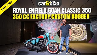 Royal Enfield Goan Classic 350 First Look  Walkaround  Colour Options [upl. by Farnham744]