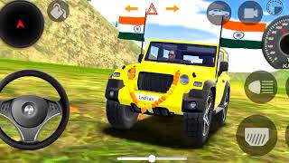 Doller Song Mahindra Modified Yellow Thar 😈  Indian Cars Simulator 3D  Android Gameplay part 3 [upl. by Arbe45]