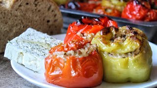 Τα πιο ΕΥΚΟΛΑ Γεμιστά  Greek Stuffed Vegetables  Gemista [upl. by Irving]