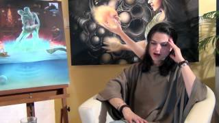 Interview with Artist Sabina Nore a Visionary Artist amp Surreal Painter  Interview w 22 [upl. by Orlan673]