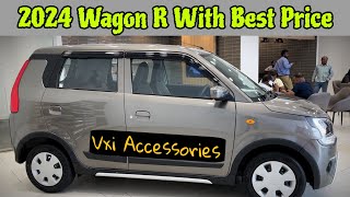 2024 Maruti Wagon R Vxi With Complete Accessories  Top Selling Car In India  rourkela maruti [upl. by Aissatsana]