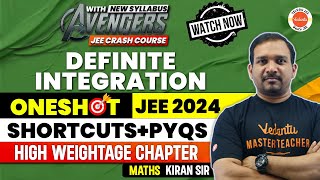 Definite Integration  ONE SHOT  Shortcuts  PYQS  Calculus  JEE 2024  JEE 2025  Kiran sir [upl. by Thalia]