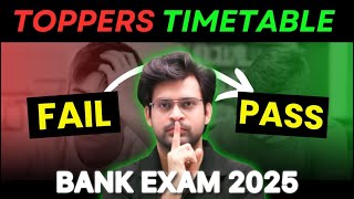 Complete RoadMap for Bank Exams 2025  Timetable Strategy Preparation  Navneet Tiwari [upl. by Aenej]