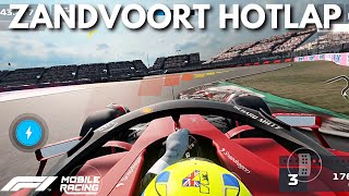 F1 Zandvoort Personal Record Hotlap amp Setup  F1 Mobile Racing 2022 [upl. by Sueddaht]