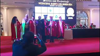 Dr David Sajil Hailonn health care has received honour of doctorate award [upl. by Rehtaef399]