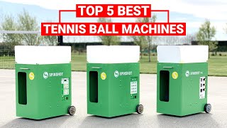 Best Tennis Ball Machines Buying Guide Top 5 Tennis Ball Machine Picks ✅✅✅ [upl. by Butte]