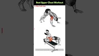 8 Best Upper Chest Workout  workout chestworkout fitness [upl. by Elisabetta]