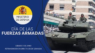 DÍA DE LAS FUERZAS ARMADAS 2023 DESDE GRANADA [upl. by Burta]