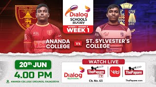 Ananda College vs St Sylvester’s College  Div 1 Segment B Dialog Schools Rugby League 2024 [upl. by Penelopa]