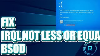 How to Fix IRQLNOTLESSOREQUAL BSOD error in Windows 11 [upl. by Malory]