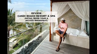 REVIEW ROOM TOUR amp JACUZZI BREAKFAST CANDI BEACH RESORT amp SPA [upl. by Allcot]