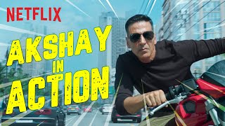 Akshay Kumar’s Action Packed Chase Scene  Sooryavanshi  Netflix India [upl. by Montana311]