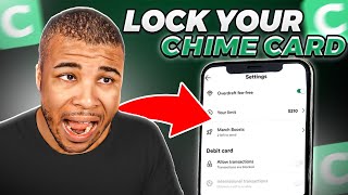 How to lock a chime card  Chime Card  2024 [upl. by Jit4]