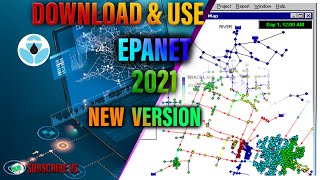 How to use EPANET software stepbystep Water Distribution Network Analysis part 01 [upl. by Edmonds]