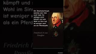 Zitat von Friedrich II von Preußen [upl. by Dniren]