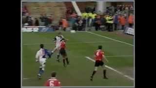 Blackburn Rovers v Manchester United 199394 Shearer [upl. by Lawler783]