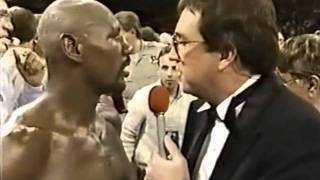 Hagler vs Leonard Pre and Post fight interviews [upl. by Koloski]