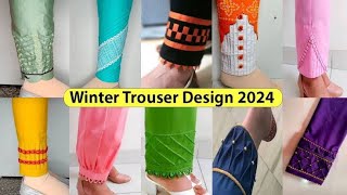 30New Trouser Design 2025 For Winter Shalwar DesignTrouser Design 2024Poncha Design [upl. by Omsoc39]