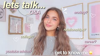 QampA ANSWERING YOUR QUESTIONS 🎀✨ relationships youtube advice amp life update [upl. by Eyak]