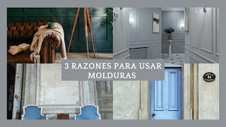 Molduras decorativas para paredes y puertas 😉 molduras homedecor decoraciondeparedes diyideas [upl. by Meyer]