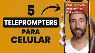 5 Apps de Teleprompter Para Celular ajuda muito [upl. by Liahus]