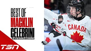 BEST OF MACKLIN CELEBRINI  2024 IIHF WORLD JUNIORS [upl. by Ahsehat402]