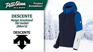 Descente Reign Insulated Ski Jacket Mens  W2223 Product Breakdown [upl. by Goldwin154]