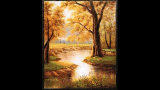 Cross Stitch Patterns Autumn park Counted Cross Stitch Patterns Shorts [upl. by Mariam]