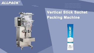 ALLPACK automatic vertical liquid beverages stick sachet packing machine [upl. by Barron]