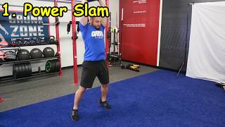 Gronk Fitness Slam Ball Exercises [upl. by Bedelia779]