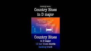 Country Blues in D major backing track for Guitar 188bpm Play along and enjoy [upl. by Inele]