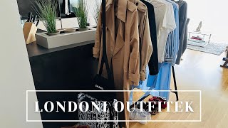 LONDONI OUTFITEK  KÉZIPOGGYÁSZBAN SOKRÉTŰEN KOMBINÁLHATÓ DARABOK [upl. by Narda]