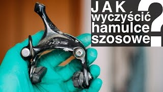 Poradnik  jak wyczyścić hamulce szosowe w rowerze ver 20 [upl. by Aikaz]