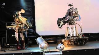 Compressorhead  TNT ACDC Cover live in Moscow Russia [upl. by Amick610]