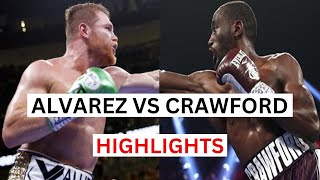 Canelo Alvarez vs Terence Crawford Highlights amp Knockouts [upl. by Adria]