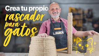 Crea tu propio rascador para gatos en menos de 10 minutos [upl. by Saint]